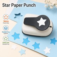 DIY Star Paper Puncher Kids Scrapbook Hole Punch 9mm 16mm Embossing Cutter Mini Paper Shape Punch for Crafting Cards
