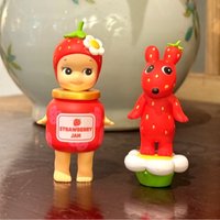 Genuine Sonny Angel Strawberry Love Series Blind Box Cute Collectible Figurine Desktop Ornament Mystery Box Fans Customized Gift