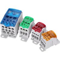 UKK80A – bornier sur Rail DIN 690V, boîte de jonction divisée, une boîte de Distribution en plusieurs sorties, connecteur de fil électrique à courant élevé