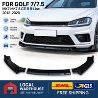 Frontstoßstangen-Splitter-Lippen-Spoiler-Karosserie-Kit für VW Golf 7 7.5 MK7 MK7.5 GTI GTD R R-Line 2013-2020 Stoßstangen-Diffusor-Spoiler-Schutz