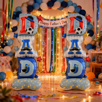 1pc 59.06in oversized Father's Day base decorative column balloon, used for Father's Day party decoration