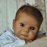 20inch Reborn Doll Ducklin Lifelike Soft Real Touch Fresh Color Unfinished Doll Parts with Body and Eyes