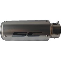 For Kawasaki Suzuki Yamaha Honda Z900 Er6n Sv650 R1 R3 MT03 Motorcycle Universal Exhaust Pipe 51mm/60mm SC Exhaust Pipe