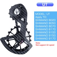 LTWOO UT Fahrrad Keramik Lager Carbon Faser Jockey Pulley Rad Set Schaltwerke Guide Für 105 5800 6800 Ultegra DURA ACE