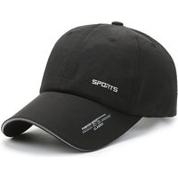 AliExpress NONE Quick Drying Solid Baseball Cap, Sunscreen Breathable Adjustable Cycling Hiking Fishing Sports Trucker Hat For Women & Men