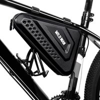 WILD MAN Bicycle Bag Riding Travel Quick Easy To Install Quick Release Package Hard Cover Reflective Waterproof Bags Utility Rid