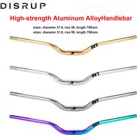 AliExpress NONE Aluminum alloy bicycle handleba Diameter 31.8*35/55mm Rise 780mm Length for Downhill Cross-country Dirt Jump Bikes