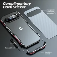 Shockproof Luxury Metal Bumpe Frame for Google 10 Pro XL 10 Pro 10 Case Aviation Alloy Aluminium Protect Cover with Back Film