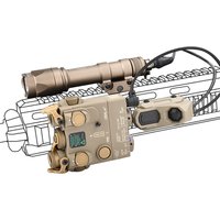WADSN DBAL A2 Red Green Laser Tactical Flashlight M300 M600 White LED Scout Light With Dual Plug AXON Switch Fit 20mm Rail