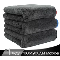 Car Wash 1200GSM Detailing Microfiber Towel Cleaning Drying Cloth Thick Washing Rag for s Kitchen e Tata