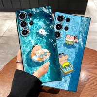 Cartoon Boy Pool Art Funda Phone Cover Case for Samsung Galaxy S26 Ultra S20 Ultra S24 S21 FE S25 Plus Note 20 8 9 10 S23 S10 S9