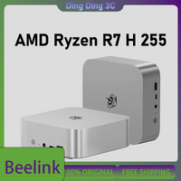 SER9 MAX MINI PC AMD Ryzen 7 H 255 DDR5 32 1TB NVME SSD PCIE 4.0 WIFI 6 BT5.2 10Gpbs LAN Upgrade Silence Gaming PC Beeink