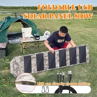 Portable Foldable Solar Panel Kit 500W 600W 800W High Power for Camping Outdoor Off-Grid System and RV Emergency