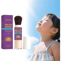 SPF30 Kids Sunscreen Powder Skin Protective Solar Blocker Anti Uv Oil Control Waterproof Face Sun Protection Powder Cosmetic