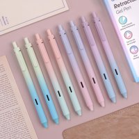 4/8 Aurora Color Silent Pens, 0.7mm Fine Tip Black Pens, High-Quality Gel Pens, Suitable for Exams, Signing, Office Work, Writing, Campus and Office Supplies, Good Gift Options