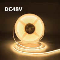 48V COB LED Strip 8mm 480LEDs High Bright No Voltage Drop LED Ribbon Project Building Lighting Strips 3000K 4000K 6000K 10m 20m