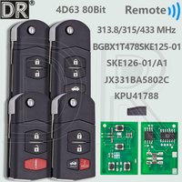 DR KPU41788 SKE126-01 BGBX1T478SKE125-01 4D63Chip 313.8/315/433MHz Pilot samochodowy do Mazda 2 3 5 6 8 M2 M3 M5 MX-5 M6 CX-7 CX-9