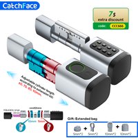 V1 Pro+ Version Einstellbare TUYA APP Smart Leben Fingerabdruck Passwort Digitale RFID Karte Zylinder Smart Türschloss für Zuhause