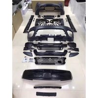 Front Rear Bumper Grill Mask Assembly For Land Range rover sport style modified Side Skirt Fender Tail Throat Auto Accessories