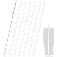 Raight Drinking Replacement Straw Durable with Brush Long Accessories Water Bottle Travel Tumbler 40oz