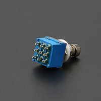 Guitar Footswitch 9 Pin Metal Stomp Pedal for Effects Box Latching Push Button Amplifier Compatible Guitar Parts