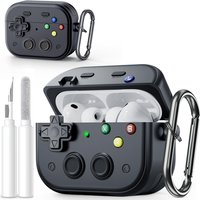 Case for Airpods Pro 3 Funny Hard Shell Game Design Shock-Proof Protective Case for Airpods Pro 3rd Generation with Cleaning Kit