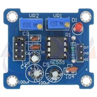 AliExpress NONE 1/3/5 PCS NE555 Pulse Generator Pulse Starter Duty Cycle and Frequency Adjustable Module DIY Kit Oscillator Square Wave Signal