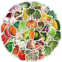 60-Piece Cute Vegetable Stickers Style A - Decorative Decals for Notebooks, Phone Cases, Water Bottles RecordingYourLife Store