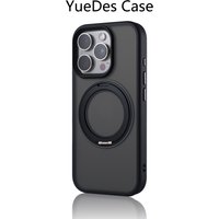 360° Rotation Magnetic Ring Holder Bumper Case for iPhone 17 16 Pro Max Air 15 14 13 Magsafe Wireless Charging Shockproof Cover