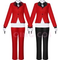 Charlie Morningstar Hotel Cosplay Uniform Costume Men's Suit Role Playing for Halloween Party