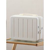 Stylish 15-Inch Handheld Luggage Small Suitcase with Wide Pull Rod Makeup Storage Password Box Check-In Compatible Carry-On