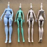 Big Fashion Sister Fat Doll Body White Black Brown Skin Color 1/6 Size Doll With Hands Girl Collective Toy Figures