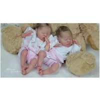 9" Inches Mini Bebe Reborn Kit Wee Patience Reborn Baby Vinyl Doll Kit Unpainted Doll Parts DIY Blank Reborn Doll Kit