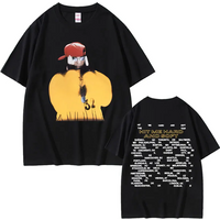 Singer Billie Eilish Hit Me Hard and Soft Printed Cotton T-shirt Men and Women Summer Clothing Fashion Casual T-shirt Fan Gift