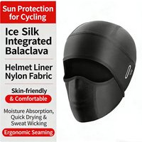 AliExpress NONE Sports Helmet Liner Ice Silk Hat Breathable Windproof Sports Balaclava Summer Headwear Motorcross Face Mask Cycling Cap