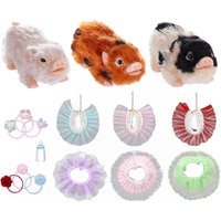 Cute Newborn Pet Reborn Dolls Toy Soft Lifelike Piggy Silicone Animal Model Play House Toy Reborn Doll Squishy Fidget Kids Gift
