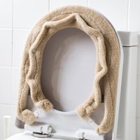 Universeller, verdickter, warmer Toilettensitzbezug – großes quadratisches Töpfchen, kinderspezifisches, weiches, rutschfestes, praktisches Toilettenk