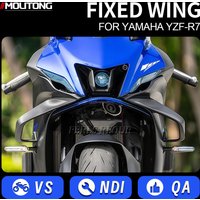 NEW For Yamaha YZF R7 YZF-R7 2021 2022 2023 Motorcycle Mirrors Winglets Aerodynamic Downforce Side Wings Spoiler Fairing Cover