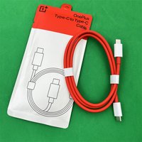 Original Oneplus Type-C To Type-C Cable 100W 80W Super Vooc Warp Charge 10A Fast Charging Cord For One Plus 15 15R 13 12 11 10 T