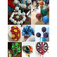 1-500Pcs 1/2/3/3.5/4/5/6/7/8/9/10/12/15/18/20-30cm White Foam Balls Polystyrene Styrofoam Balls Craft Decoration Christmas Balls