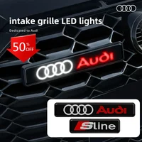 1Pcs Car Grille LED Emblem Light Waterproof Logo Badge Lamp For Audi A4 A3 A5 A6 A7 A8 Q3 Q5 Q7 Q8 B5 B6 B7 B8 B9 Q7 8P 8V 8L