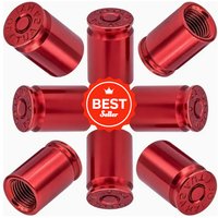 8pcs New Bullet Shell Valve Universal Strong Sealing Bicycle American Threaded Valve Core Sleeve Corrosion Preventive Motorcycle