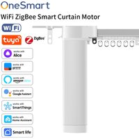 OneSmart Tuya Smart Life Wifi Zigbee Electric Smart Curtains Drive Motor Rail Rod Track System Support Google Assistant Alexa