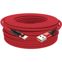 Extended 5Meter USB Type-C Cable 6A Super Fast Charging Cable For Huawei Xiaomi Vivo Switch Sony PS5 5m 3m 2m 1m Phone Data Cord