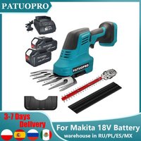 2 In 1 Cordless Electric Hedge Trimmer Lawn Mower Pruner Shears Rechargeable Household Garden Power Tool For Makita 18V Battery