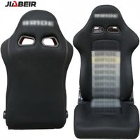 JIABEIR 9019 Black Gradient Fabric Bride Double Quick Released Adjusters Car Racing Seats