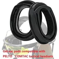 Gel Ear Pads for PELTORHeadset TAC-SKY COMTA Tactical Headphones Military Airsoft Headphones Noise Reduction Shooting Earmuffs