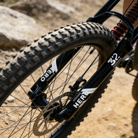 32mm Stanchion 140mm Travel MTB Air Suspension Fork 26/27.5/29" Straight/Tapered Steerer Shoulder/Remote Lockout Magnesium Alloy