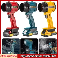 Turbo Jet Fan for Dewalt/for Makita/for Milwaukee Battery Air Duster Brushless Motor Electric Air Blower Power Tool for Cleaning