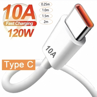 10A PD Fast Charging Cable 120W USB Type C Cable CellPhones Charging Data Cord For Realme Samsung Xiaomi iPhone POCO USB C Wire